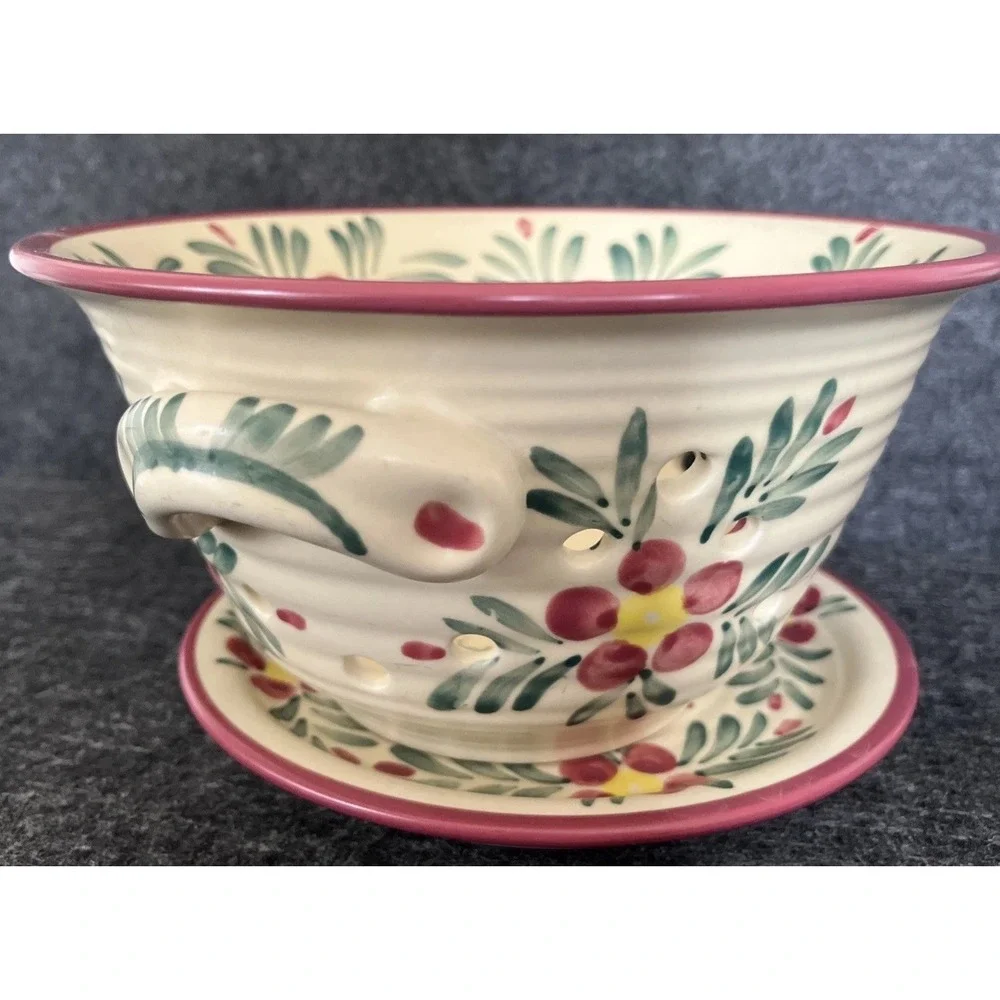 New Debco Pottery Folk Art Country Berry 8